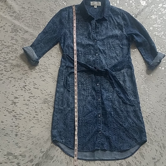 Anthropologie Cloth & Stone Chambray Dress - Picture 7 of 8